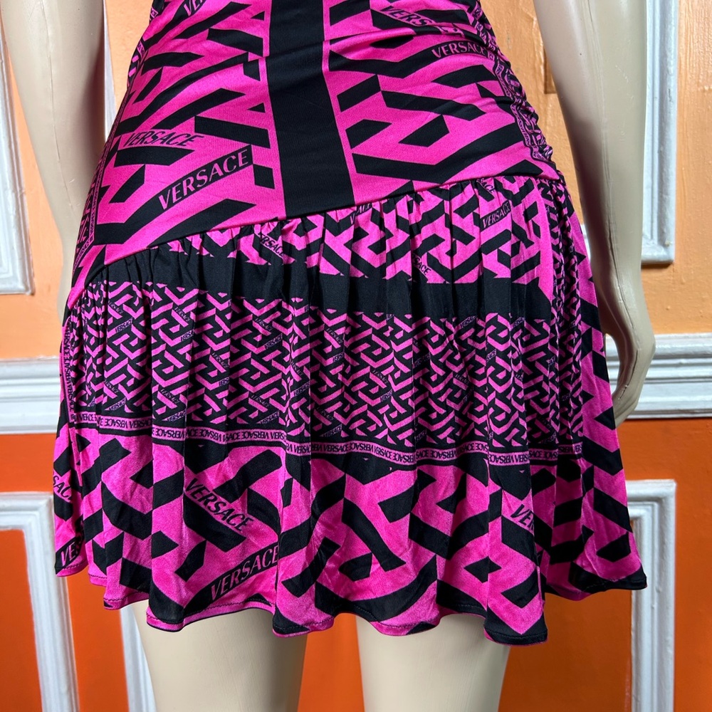 VERSACE
Monogram Ruched Mini Dress - Picture 6 of 9